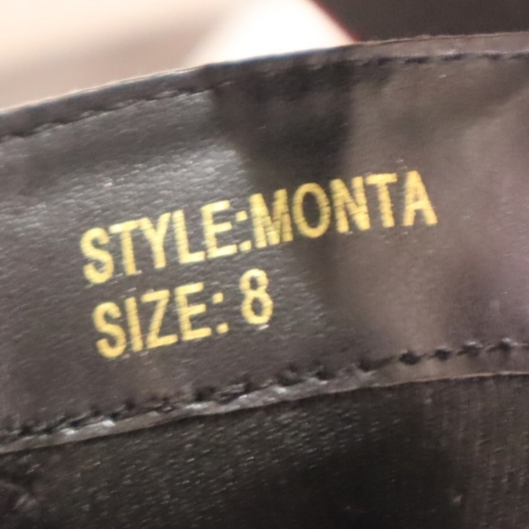 LACED SIDES BOOTIES 8 Cleopatra White Y2K Classic Ankle Boots Heels Shoes Monta - Picture 3 of 13